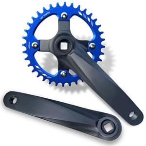 Juego de <span class=keywords><strong>Bielas</strong></span> para Bicicleta de Montaña con Plato de 152/165/175 mm, Orificio Cuadrado, 104BCD, 30/32T/34T/36T/38T - Product Image 3