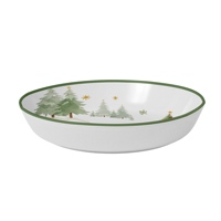 Vaisselle en mélamine motif houx de Noël légère pour les réunions de Noël, les pique-niques en plein air, les restaurants et le service de repas commercial