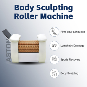 Máquina de Masaje Corporal Profesional Aston 2026 de Acero Inoxidable con Rodillos para Drenaje Linfático y Luz Infrarroja para la Celulitis - Product Image 2