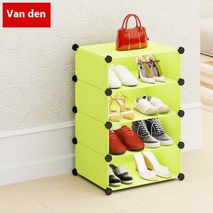 Fandeng noir Simple armoire à chaussures moderne porte en <span class=keywords><strong>plastique</strong></span> stockage multifonctionnel pour petits placards usine directe pour salon - Product Image 3