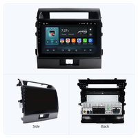 9 "/10.1" Android Dernière Version Auto Radio Carplay Unité Principale Stéréo pour Toyota Land Cruiser USB Amplificateur DVD DSP OBD2 TPMS RGB
