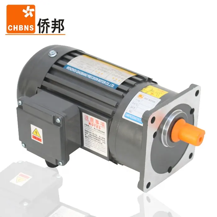 CHBNS Helical Gear motor 2HP 1.5KW Three /Single phase Gearbox reducer Speed reducer price