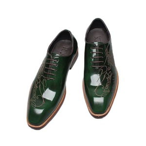 Zapatos Oxford Cuadrados de Cuero Italiano de Alta Gama, Diseño Exquisito Hecho a Mano, Apariencia Formal Elegante, Antideslizantes y Desodorantes - Product Image 5