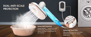 Plancha de Vapor Eléctrica Portátil de Ropa en Oferta con Apagado Automático y Suela de Cerámica para Uso Doméstico y Hotelero - Product Image 3