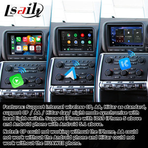 Boîtier d'interface <span class=keywords><strong>Android</strong></span> 8+128 Go pour Nissan GT-R R35 JDM 2008-2016, incluant Carplay, 100% compatible avec les fonctionnalités OEM, Lsailt - Product Image 3