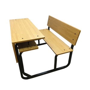 Escritorio de Estudio para Estudiantes de Madera de Alta Calidad con Banco, Mesa Escolar con Juego de Sillas, Juego de Escritorio y Banco para Universidad - Product Image 3