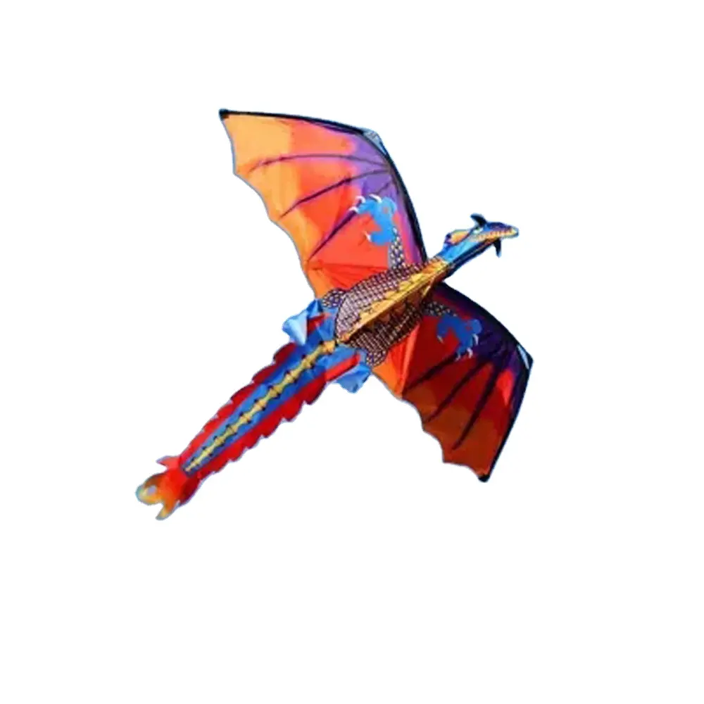 3D воздушный змей с драконом, детская игрушка, Веселая игра для летающей активности на свежем воздухе, Детские воздушные змей с хвостом, Веселая Детская игрушка для кайтсерфинга