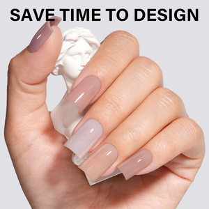 <span class=keywords><strong>Ongles</strong></span> en <span class=keywords><strong>gel</strong></span> souple à couverture complète, 5 couleurs dans une boîte, courts, carrés, à presser, réutilisables, pour <span class=keywords><strong>manucure</strong></span> DIY, vente en gros - Product Image 3