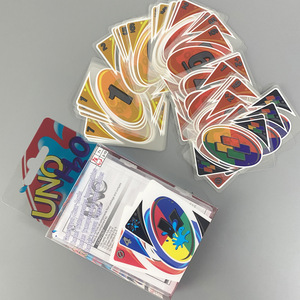 Cartes à jouer transparentes en PVC imperméables, cartes de jeu de société transparentes, jeu de cartes imperméables pour fête en famille, piscine extérieure, jouet pour enfants, cadeau - Product Image 1