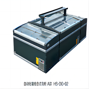 New hot-bán trung tâm mua sắm thực phẩm và nhiệt độ thấp trượt cửa kính rã đông kết hợp tủ đông - Product Image 2