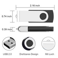 Gadget Baru Keren Mini USB Flash Drive USB2.0/3.0 16GB Metal USB Logo Custom MOQ Rendah Flash-card 1TB 3.2 Kecepatan Super Tinggi