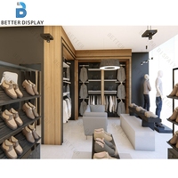 Herrenbekleidungsgeschäft Dekoration Beistelltische Display für Schneiderladen Thekendesign Bekleidungs-Präsentationsmöbel