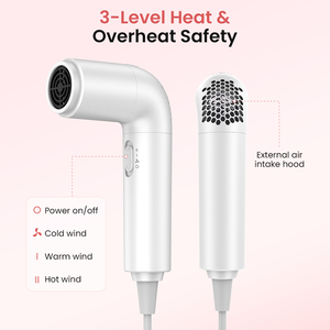 Sèche-<span class=keywords><strong>cheveux</strong></span> OEM ODM 2026 professionnel de salon, 200 millions d'ions négatifs, <span class=keywords><strong>petit</strong></span>, intelligent, portable, mini, électrique, sans pales - Product Image 6