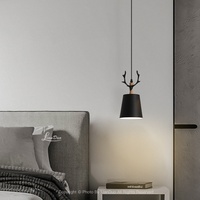 Lampe de chevet en fer, style nordique simple et moderne, suspension créative en fil de pêche, design Macaron, pour chambre, bureau, restaurant, bar, comptoir