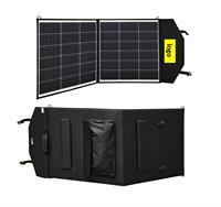 Panel Surya Portabel, Panel Surya Lipat 10W Pengisi Daya 5V Output USB untuk Ponsel Pintar, Panel Surya Bisa Dilipat 28W