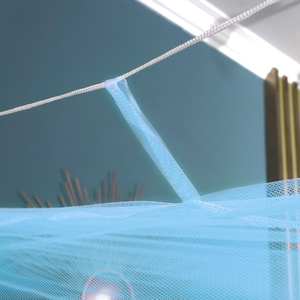 תליית עיצוב מלבני קיפול יתושים רשת אוהל פוליאסטר גדול עבור קמפינג בחוץ ושימוש בנסיעות - Product Image 5