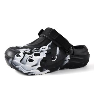 Men's EVA <b>Closed</b>-<b>Toe</b> Sandals 4cm <b>Heel</b> Breathable Color-blocked Beach Shoes - Product Image 5