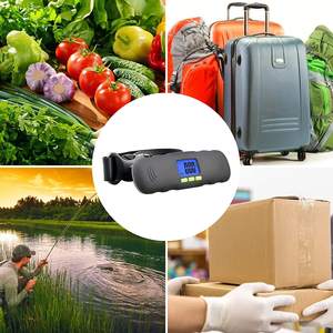 Digitale Gepäckskala Koffergewicht mit Rückgrundbeleuchtung 110 Pfund/50 kg Klammer und Riemen präzise tragbare Gepäckgewichtsklasse - Product Image 6