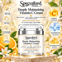 Crème éclaircissante et blanchissante à la vitamine C naturelle, anti-cicatrices, élimine les taches brunes, crème hydratante en profondeur