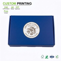 Boîte en carton ondulé kraft personnalisée, motif floral blanc, pour emballage cadeau et image de marque, série en gros, qualité professionnelle supérieure