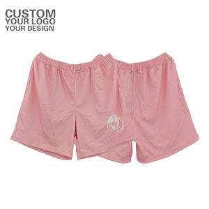 Custom Logo <b>Men's</b> <b>Shorts</b>, <b>Pink</b> Fashion Fresh Breathable Double-sided Outdoor Sports Mesh <b>Shorts</b> for <b>Men</b> - Product Image 2