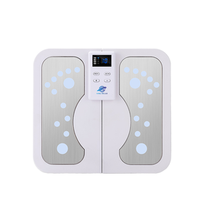 Masseur électrique à rouleaux pour pieds et jambes Shiatsu avec chaleur infrarouge, vibrations, compression d'<span class=keywords><strong>air</strong></span>, contrôle du temps, rechargeable par USB - Product Image 1