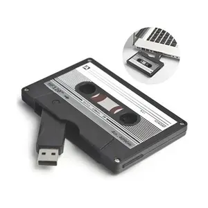 cassette usb flash drive met aangepaste logo