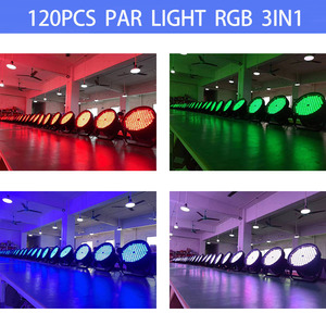 Hot chào đón 350 Wát độ sáng cao 120 cái 3 wát LED Par ánh sáng RGBW sân khấu có thể ánh sáng cho đám cưới Đèn sân khấu DMX512 - Product Image 3