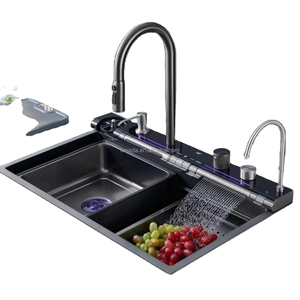 Na7210b kỹ thuật số Đàn Piano Bảng điều chỉnh vòi tĩnh nhiệt bếp <span class=keywords><strong>Mixer</strong></span> bồn rửa tap làm sạch lịch thi đấu 7 phím - Product Image 1