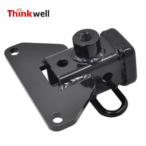 Receptor de enganche para remolque Thinkwell, tubo cuadrado de 2 pulgadas, metal negro, para actualización de vehículos. - Product Image 1