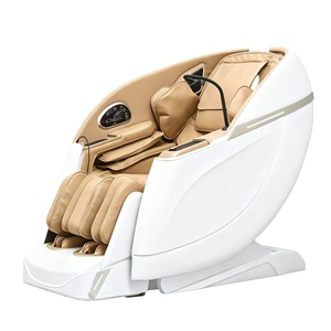 Sillón de Masaje Eléctrico de Cuero Sintético de Lujo Personalizado de Fábrica, Modelo Ajustable 4D con <span class=keywords><strong>Spa</strong></span> para Pies y Masajeador de Espalda - Product Image 1