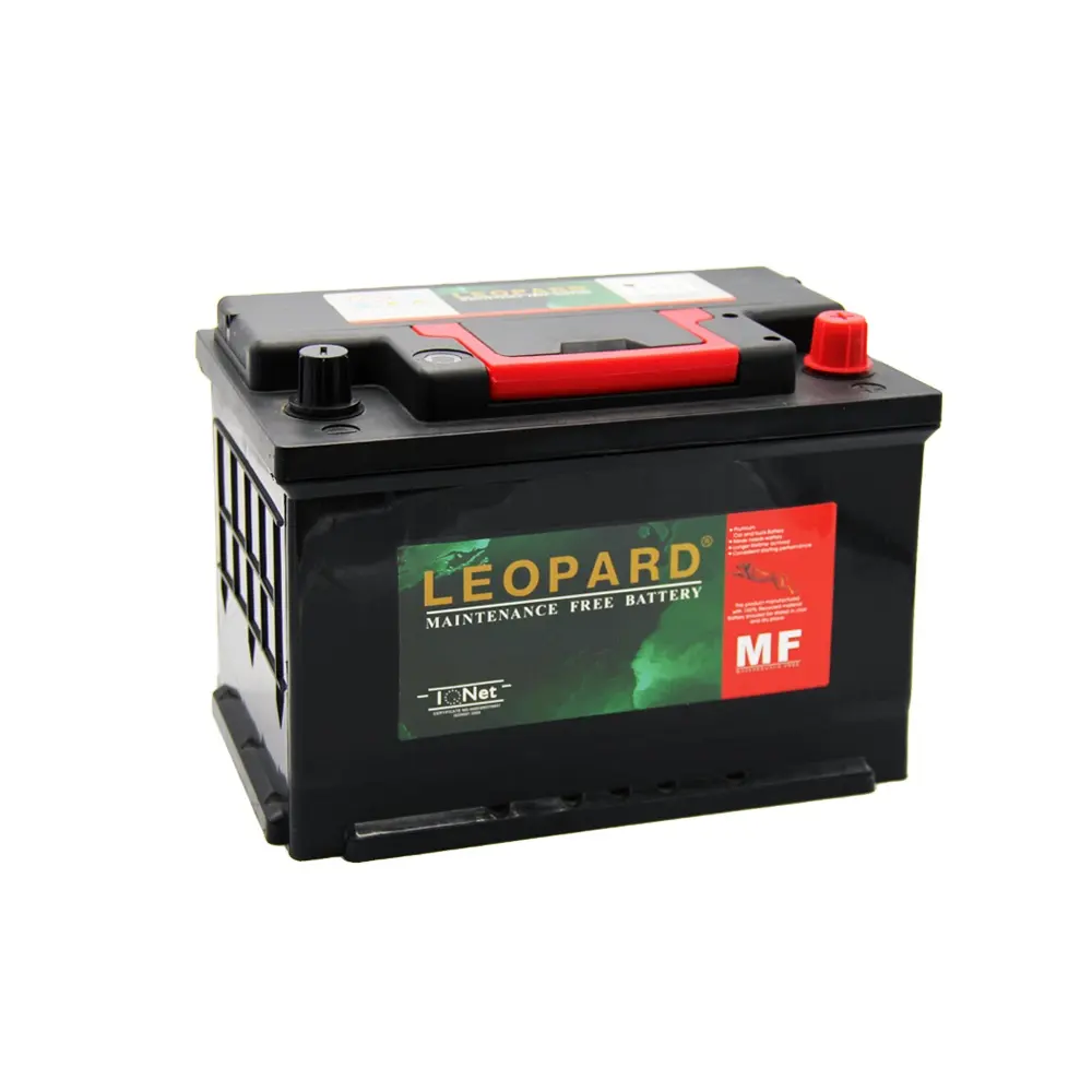Venta al por mayor baterías de automóviles DIN75 estándar de 12v 75ah plomo y ácido de batería de coche libre de mantenimiento autobatte