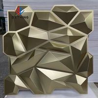 AISEN DECOR PVC 3D Paneles de pared Decoración fácil para el hogar Patrón geométrico Nuevo Diseño Interior Decoraciones de pared Función impermeable