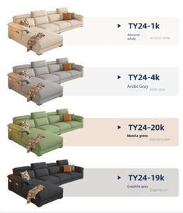 <span class=keywords><strong>Divano</strong></span> Modulare in Tessuto di Lusso Moderno per Soggiorno, con Schienale Mobile, in Velluto, Cotone <span class=keywords><strong>e</strong></span> Lino - Product Image 5