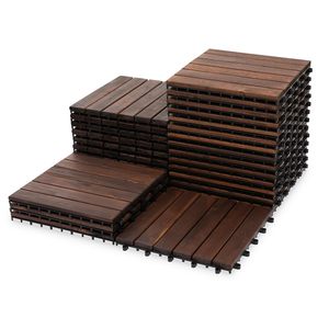 Dalles de <span class=keywords><strong>terrasse</strong></span> WPC à clipser, installation facile, antidérapantes, écologiques, pour extérieur, <span class=keywords><strong>terrasse</strong></span>, balcon, prix usine - Product Image 1
