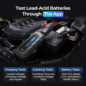 Bộ khởi động bình ắc quy ô tô, xe tải di động khẩn cấp TOPDON V2200Plus 2200A 12V, tích hợp máy kiểm tra ắc quy 2 trong 1 - Product Image 5