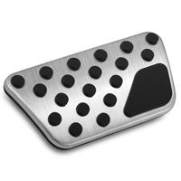 Ensemble de pédales de performance en aluminium antidérapant pour pédales d'accélérateur et de frein de remplacement pour Dodge Challenger