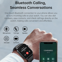 Montre connectée Y7 pour hommes et femmes, sport, santé, surveillance du sommeil, appels Bluetooth, contrôle de la musique, météo, étanche