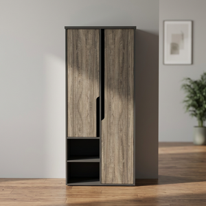 Armario Moderno de 2 Puertas de Madera Ecológica para Dormitorio o Sala de Estar, Color Personalizado, Fabricado en Malasia - Product Image 2