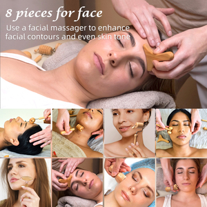 Mini masajeador facial de madera de haya, otros productos de masajeador, herramienta para esculpir madera, herramienta para esculpir terapia - Product Image 2