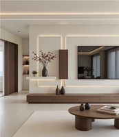 Set Perabot Lemari Sepatu Kayu Modern untuk Pintu Masuk, Bangku Sepatu Penyimpanan Multi Lapis untuk Apartemen Kecil, Perabot Rumah