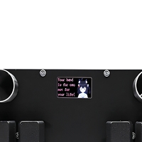 Clavier BTXETUEL SayoDevice CM51+ à déclenchement rapide, USB-C, rétroéclairage RGB, interrupteurs linéaires GATERON remplaçables à chaud, bouton rotatif, personnalisable pour le gaming