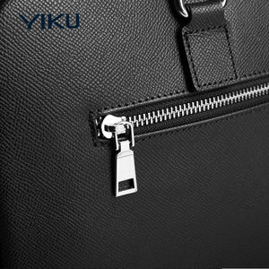 Sac pour homme en cuir <span class=keywords><strong>de</strong></span> vache pleine fleur YIKU, logo personnalisable, grande capacité, sacoche d'affaires décontractée. - Product Image 4