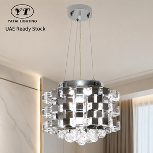 Lámpara de araña moderna de metal de lujo, LED tricolor, altura ajustable, para comedor, sala de estar, decoración interior del hogar - Product Image 1