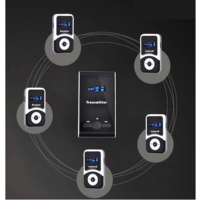 Système de guidage audio portable sans fil avec microphone à ruban pour usage éducatif, cours, guides touristiques, communication, réduction du bruit