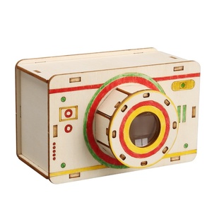 กล้องไม้ทำมือสำหรับเด็ก รุ่น OKYN-T26048 ของเล่นงานฝีมือ DIY - Product Image 2