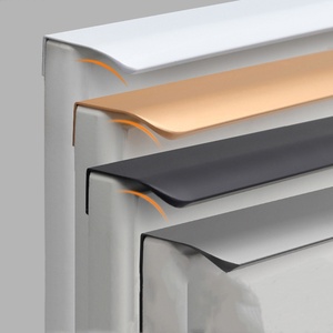 Hot Selling European Aluminium Alloy Gold Pull Handle <b>for</b> Cabinets Furniture <b>for</b> Drawers Bathrooms Kitchens <b>for</b> Hotels - Product Image 2