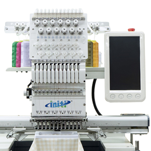 Máquina de Bordar Computarizada de Una Cabeza y 12 Agujas con Logotipo Personalizado, Máquina de Bordar Industrial Digital Automática <span class=keywords><strong>para</strong></span> Gorras - Product Image 2