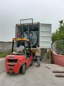 Ventilateur de ventilation monté sur le toit à flux axial d'échappement de fumée de cheminée en acier au carbone FRP - Product Image 6