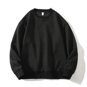 Nouveau pull homme printemps-automne, col rond américain, style décontracté, manches longues, t-shirt basique homme - Product Image 2